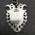 Around 1887 British Antique Sterling Silver Albert Chain 49g Sterling Silver Medal Fob